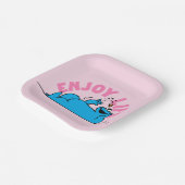 セサミストリート | Cookieモンスターライフ楽しむズ ペーパープレート (傾斜あり)