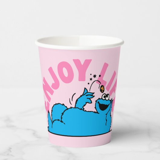 セサミストリート | Cookieモンスターライフ楽しむズ 紙コップ (左)