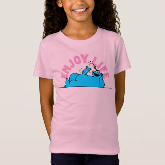 セサミストリート | Cookieモンスターライフ楽しむズ Tシャツ