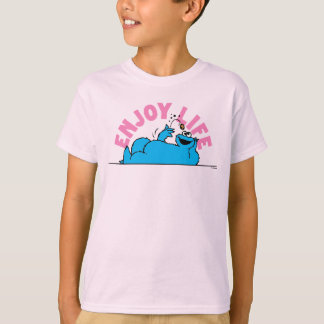 セサミストリート | Cookieモンスターライフ楽しむズ Tシャツ