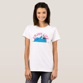 セサミストリート | Cookieモンスターライフ楽しむズ Tシャツ (正面フル)