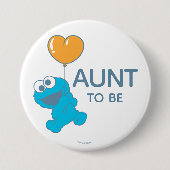 セサミストリート | Cookieモンスター赤ちゃんシャワーおばさん 缶バッジ (正面)