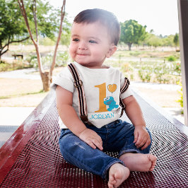 セサミストリート | Cookieモンスター1stバースデートドルズ ベビーTシャツ