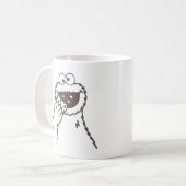 セサミストリート | Cookieモンスター コーヒーマグカップ (正面左)