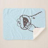 セサミストリート | Cookieモンスター シェルパブランケット (正面(横))