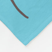 セサミストリート | Cookieモンスター フリースブランケット (角)