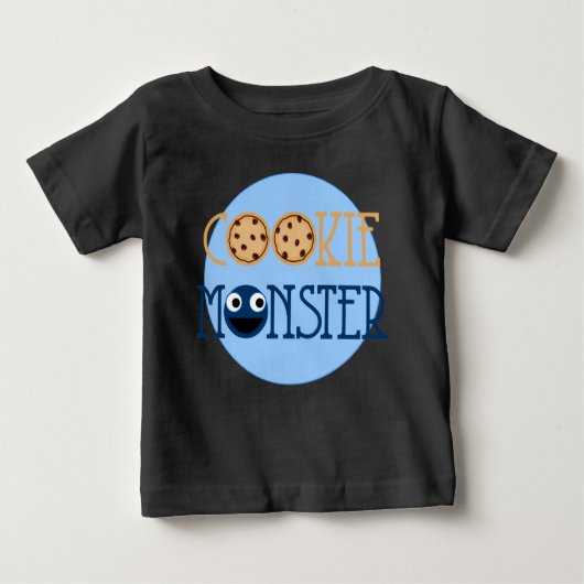 セサミストリート | Cookieモンスター ベビーTシャツ (正面)
