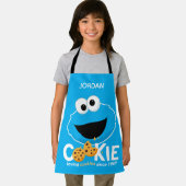 セサミストリート | Cookieモンスター |名前の追加 エプロン (インサイチュ)