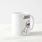 セサミストリート | Cookieモンスター |名前の追加 コーヒーマグカップ (正面右)