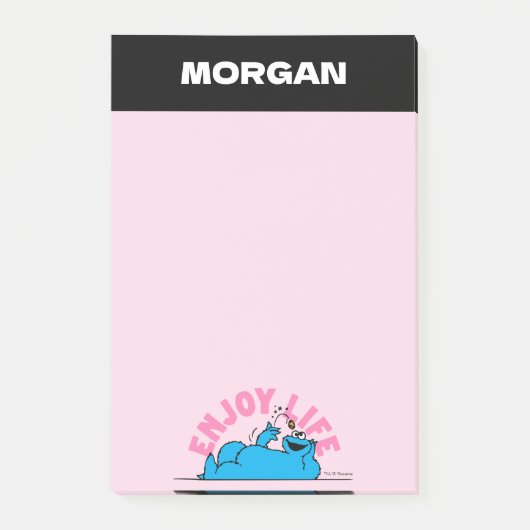 セサミストリート | Cookie Monster | 名前を追加 ポストイット (正面)