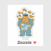 セサミストリート | Cookie Monster – 私はストップできない シール (シート)