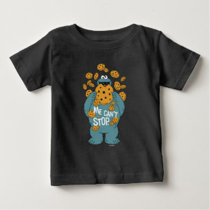 セサミストリート   Cookie Monster – 私はストップできない ベビーTシャツ