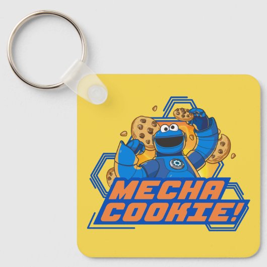 セサミストリート | Cookie Monster Mecha Cookie! キーホルダー (正面)