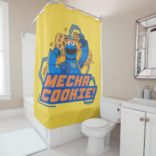 セサミストリート   Cookie Monster Mecha Cookie! シャワーカーテン