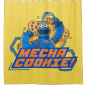 セサミストリート | Cookie Monster Mecha Cookie! シャワーカーテン (正面)