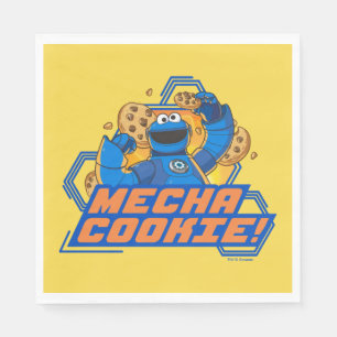 セサミストリート   Cookie Monster Mecha Cookie! スタンダードランチョンナプキン