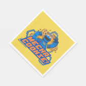 セサミストリート | Cookie Monster Mecha Cookie! スタンダードランチョンナプキン (角)