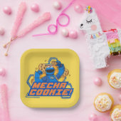 セサミストリート | Cookie Monster Mecha Cookie! ペーパープレート (パーティー)