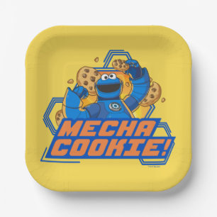 セサミストリート   Cookie Monster Mecha Cookie! ペーパープレート