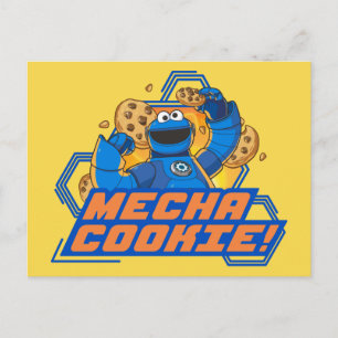 セサミストリート   Cookie Monster Mecha Cookie! ポストカード