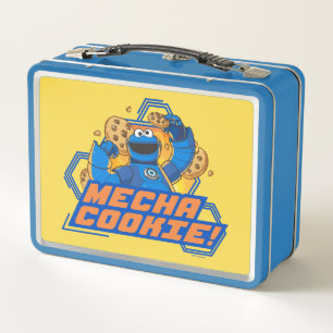 セサミストリート   Cookie Monster Mecha Cookie! メタルランチボックス
