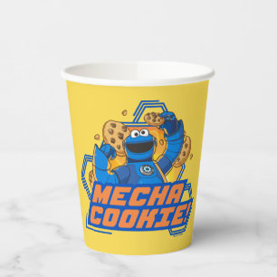 セサミストリート Cookie Monster Mecha Cookie! 紙コップ