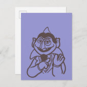 セサミストリート | Count von Count Bright ポストカード (正面/裏面)