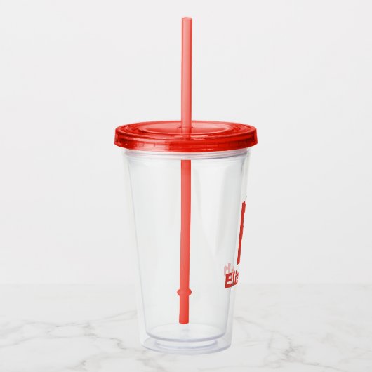 セサミストリート | EはElmo用です アクリルタンブラー (右)