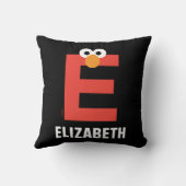 セサミストリート | EはElmo用です クッション (裏面)