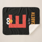 セサミストリート | EはElmo用です シェルパブランケット (正面(横))