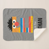 セサミストリート | EはErnieの場合 シェルパブランケット (正面(横))