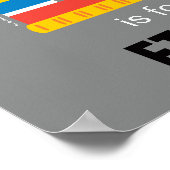 セサミストリート | EはErnieの場合 ポスター (角)