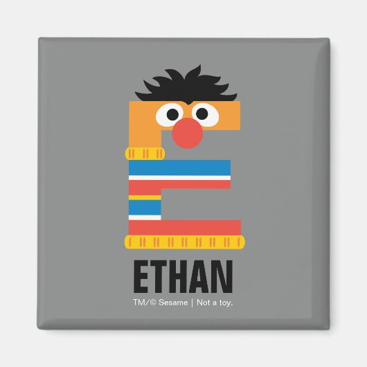 セサミストリート | EはErnieの場合 マグネット (正面)