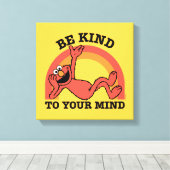 セサミストリート | Elmoあなたの心に優しくしなさい キャンバスプリント (インサイチュ (ウッドフロア))