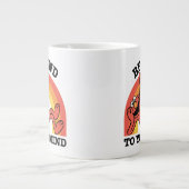 セサミストリート | Elmoあなたの心に優しくしなさい ジャンボコーヒーマグカップ (正面)