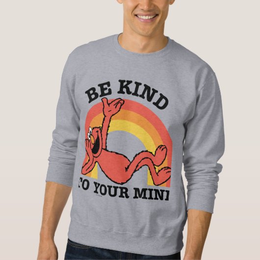 セサミストリート | Elmoあなたの心に優しくしなさい スウェットシャツ (正面)