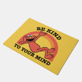 セサミストリート | Elmoあなたの心に優しくしなさい ドアマット (アングル)