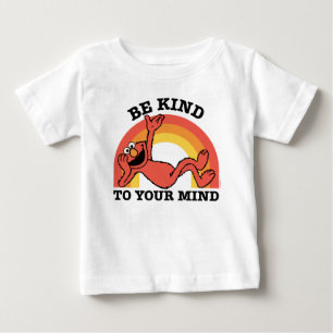 セサミストリート Elmoあなたの心に優しくしなさい ベビーTシャツ