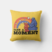 セサミストリート | ElmoとCookieに時間がかかる クッション (正面)