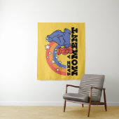 セサミストリート | ElmoとCookieに時間がかかる タペストリー (インサイチュ)