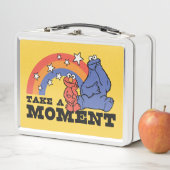 セサミストリート | ElmoとCookieに時間がかかる メタルランチボックス (インサイチュ)