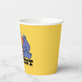 セサミストリート | ElmoとCookieに時間がかかる 紙コップ (左)