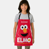 セサミストリート | Elmo多くの笑いあなたの名前を追加 エプロン (インサイチュ)