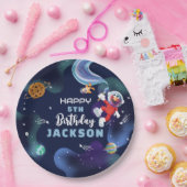 セサミストリート | Elmo宇宙ハッピーバースデー ペーパープレート (パーティー)