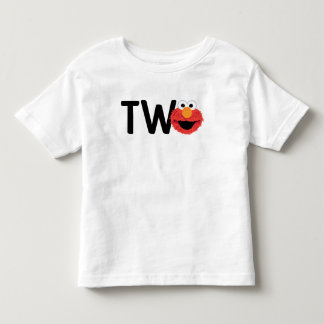 セサミストリート | Elmo顔私は2誕生日 トドラーTシャツ