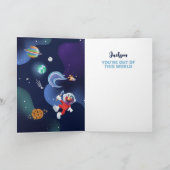 セサミストリート | Elmo – この世界の誕生日 カード (内部)