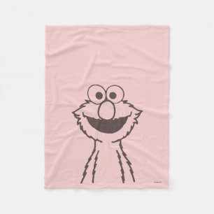 セサミストリート Elmo フリースブランケット