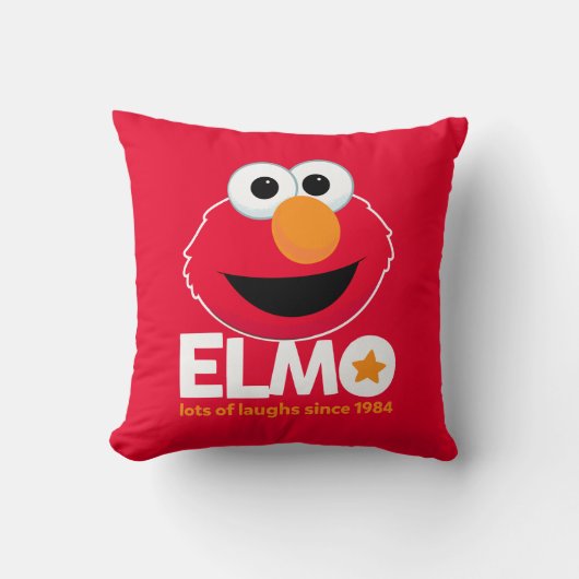 セサミストリート | Elmo 1984年から多くの笑い クッション (正面)