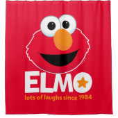 セサミストリート | Elmo 1984年から多くの笑い シャワーカーテン (正面)