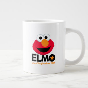 セサミストリート Elmo 1984年から多くの笑い ジャンボコーヒーマグカップ